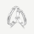 Starlit Melody Couples Promise Star Matching Rings