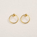 Minimalist Ball Hoop Earrings