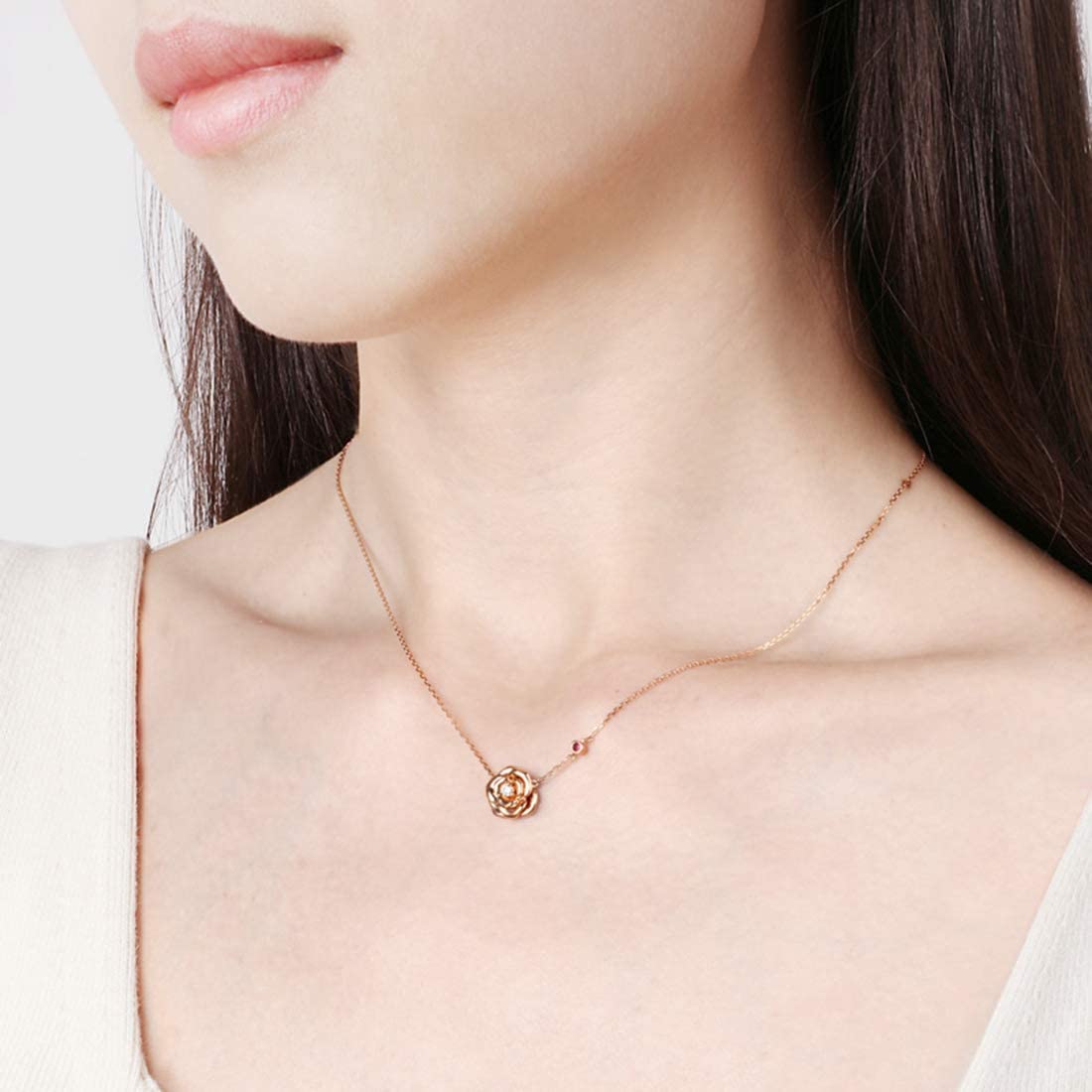 My Rose Pendant Necklace