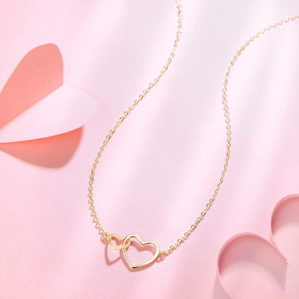 Love Heart Gold Necklace