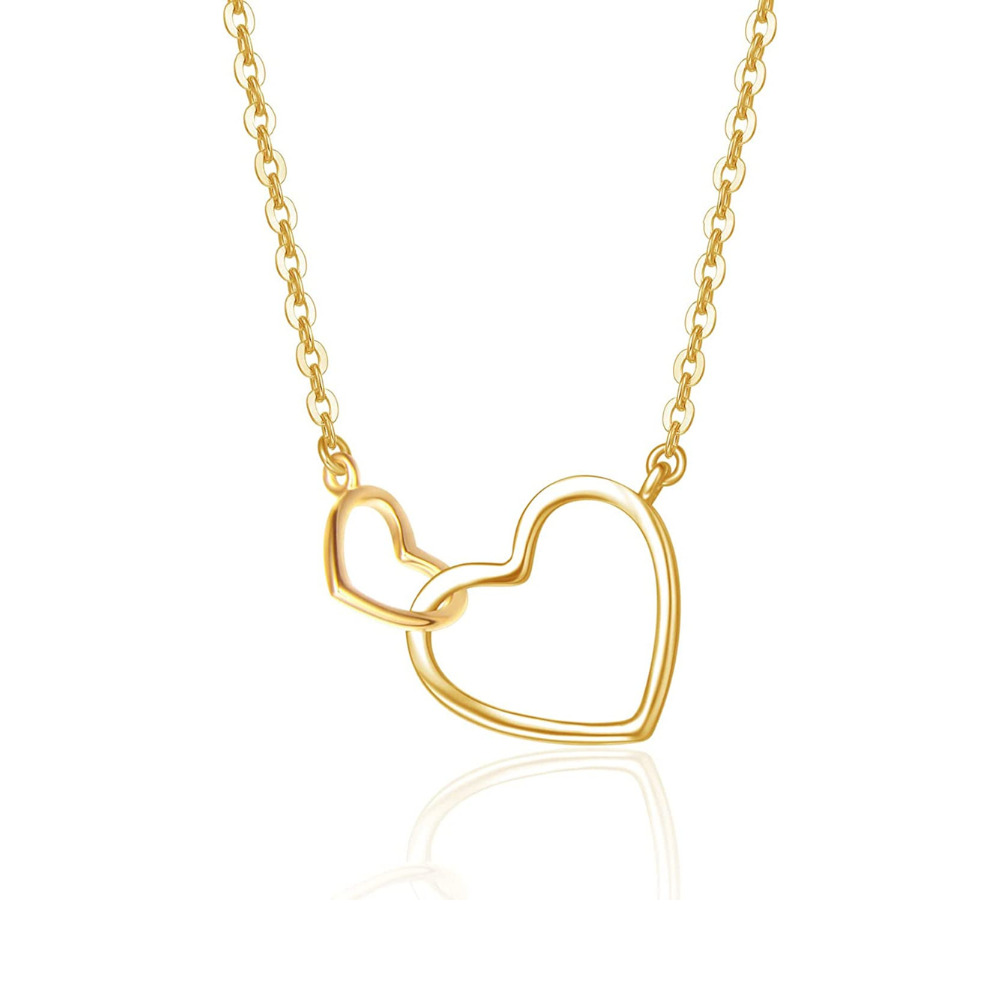 Love Heart Gold Necklace